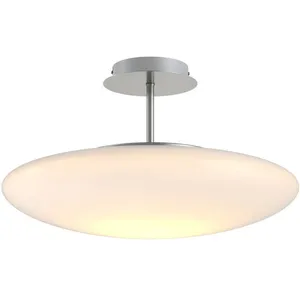 LINDBY Led Plafonnier à intensité variable 'Gunda' en verre pour salon & salle à manger pas cher