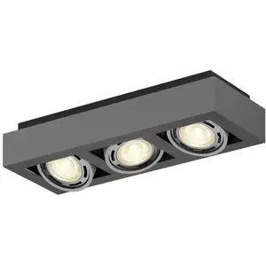 Arcchio - Plafonnier à intensité variable 'Ronka' en aluminium pour sa... pas cher