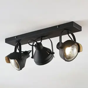 Lindby Spot à intensité variable 'Henega' en métal pour salon & salle à manger