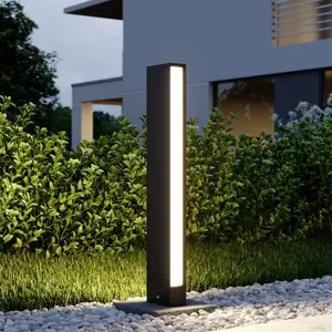 Comparateur de prix : Lucande Borne lumineuse LED Lirka, à 2 lampes, gris, métal, 60 cm