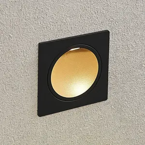 Comparateur de prix : Lucande Applique encastrable LED Pordis, IP65, angulaire