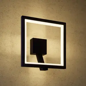 Comparateur de prix : LUCANDE LED Applique Exterieur 'Square' en aluminium
