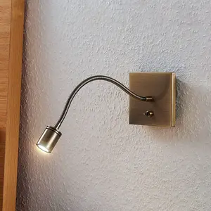 Comparateur de prix : Lindby - led Applique Murale 'Mayar' en métal pour chambre à coucher