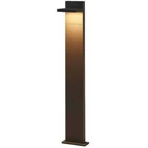 Lucande Borne lumineuse LED Silvan, 100 cm, gris graphite, métal