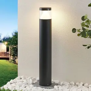 Comparateur de prix : Lucande, potelet LED Darja, anthracite, métal, 100 cm, IP54