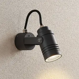 LUCANDE Luminaire extérieur à intensité variable 'Galina' en aluminium pas cher