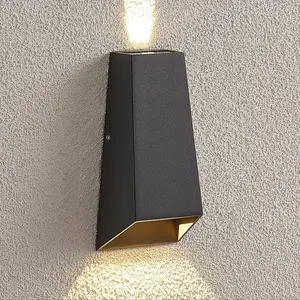 Comparateur de prix : Lucande Applique d'extérieur LED Dagur, gris foncé