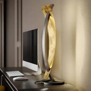 Lucande lampe de table LED Marija, noir, intensité variable, 62 cm pas cher