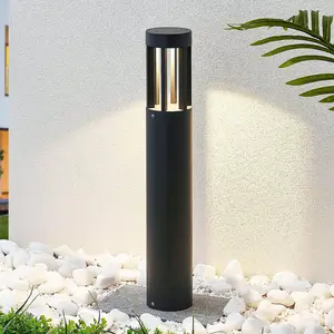 Lindby Borne lumineuse LED Jordis en gris foncé pas cher