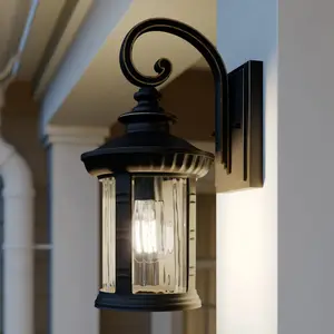 Comparateur de prix : Applique d'extérieur Lindby Barret, 39 cm, aluminium, marron