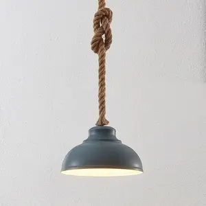 LINDBY Suspension à intensité variable 'Chaby' en métal pour salon & salle à manger pas cher