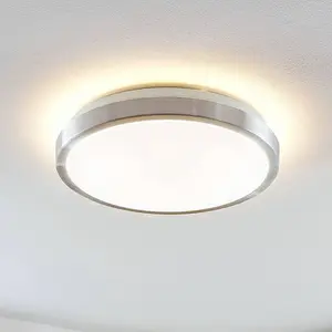 Comparateur de prix : Lindby - led Plafonnier 'Emelie' en métal pour salon & salle à manger