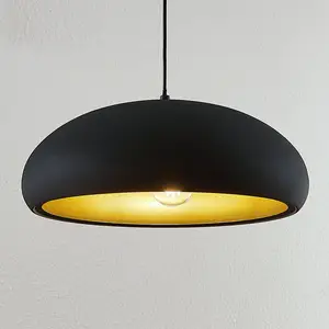Lindby - Plafonnier à intensité variable 'Gerwina' en métal pour salon & salle à manger pas cher