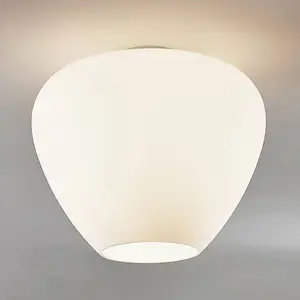 Lindby Plafonnier à intensité variable 'Bibiane' en verre pour salon & salle à manger pas cher