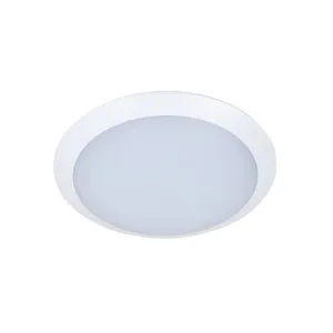 Lindby, plafonnier d'extérieur LED Naira, blanc, capteur, 30 cm, IP65 pas cher