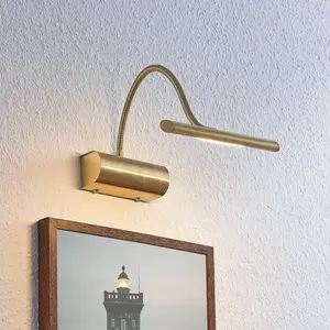 Lindby Applique pour tableau LED Rakel, laiton mat pas cher