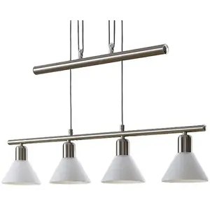LINDBY Suspension à intensité variable 'Delira' en métal pour salon & salle à manger pas cher
