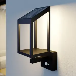 LUCANDE Led Applique Murale Solaire 'Timeo' en aluminium pas cher