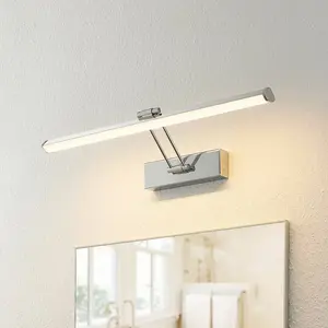 Lindby - led Applique Murale 'Sanya' en métal pour salle de bain pas cher
