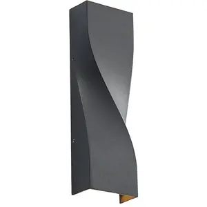 Comparateur de prix : LUCANDE LED Applique Exterieur 'Tibelya' en aluminium