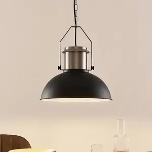Comparateur de prix : Lindby Freitjof suspension noire/nickel mat