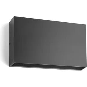 Comparateur de prix : Lindby, applique d'extérieur LED Jarte, 20 cm, down, gris, IP65