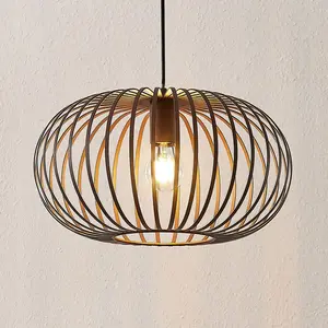 Lindby - Suspension à intensité variable 'Nahele' en métal pour salon & salle à manger pas cher