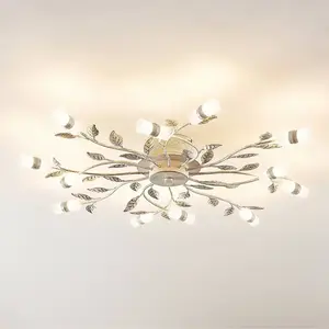 Lindby - led Plafonnier 'Bolonia' en métal pour salon & salle à manger pas cher