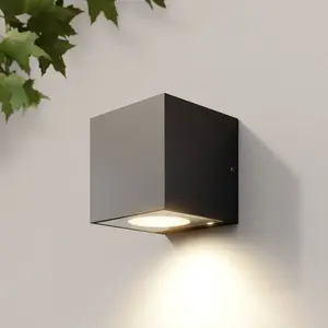 Comparateur de prix : Applique d'extérieur LED Tassnim Arcchio, 12 cm, anthracite, IP65