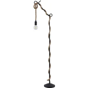 Comparateur de prix : Lucande Lampadaire 'Ropina' en métal pour salon & salle à manger