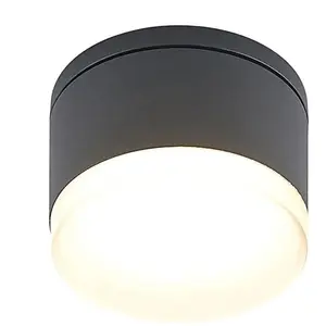 Lindby Mathea plafonnier d’extérieur LED, cylindre pas cher