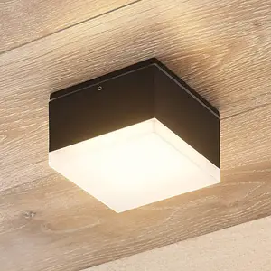Comparateur de prix : Lindby - led Plafonnier extérieur 'Mathea' en aluminium