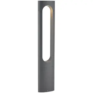 Lucande, borne lumineuse LED Fenti, 90 cm, anthracite, aluminium pas cher
