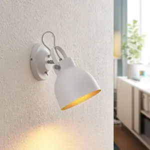 Comparateur de prix : Lindby Adirta applique en métal en blanc