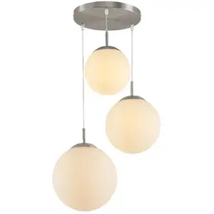 LINDBY Suspension à intensité variable 'Heleska' en métal pour salon & salle à manger pas cher