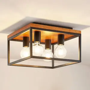 Lindby Miravi plafonnier, à 4 lampes pas cher