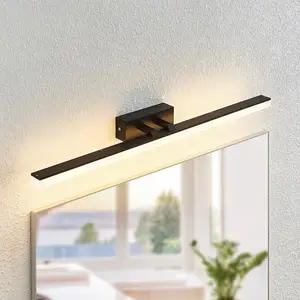 Lucande, applique murale LED Lisana, horizontale, 75 cm, IP44 pas cher