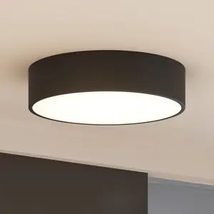 Arcchio Plafonnier LED Noabelle, Ø 40 cm, noir, métal pas cher