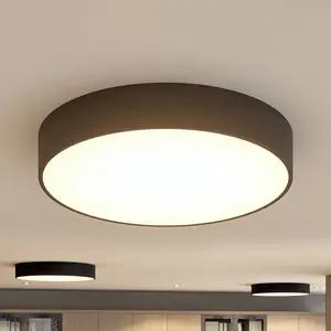 Comparateur de prix : Arcchio Plafonnier LED Noabelle, Ø 60 cm, noir, métal