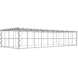 Gabion sur toile type 3 100 cm x 20 cm x 40 cm (L x H x P), maille 10 cm x 10 cm, spirale