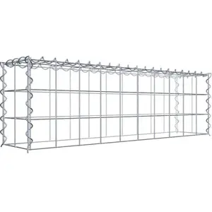 GABIONA Gabion sur toile type 3 100 cm x 30 cm x 20 cm (L x H x P), maille 10 cm x 10 cm, spirale