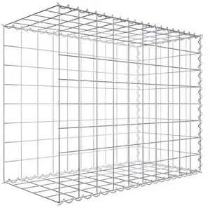Gabiona Gabion sur toile type 2 100 cm x 80 cm x 50 cm (L x H x P), maille 10 cm x 10 cm, spirale