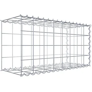 Gabion sur toile type 2 80 cm x 40 cm x 30 cm (L x H x P), maille 10 cm x 10 cm, spirale