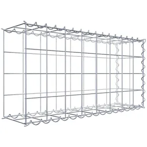 Gabion sur toile type 2 80 cm x 40 cm x 20 cm (L x H x P), maille 10 cm x 10 cm, spirale