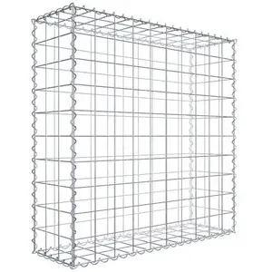 Gabion 100 cm x 100 cm x 30 cm (L x H x P), maille 10 cm x 10 cm, spirale pas cher