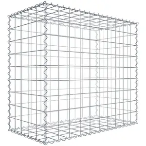 Gabion 100 cm x 90 cm x 50 cm (L x H x P), maille 10 cm x 10 cm, spirale pas cher