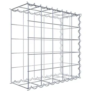 Gabion sur toile type 2 50 cm x 50 cm x 20 cm (L x H x P), maille 10 cm x 10 cm, spirale