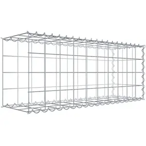 Gabion sur toile type 2 100 cm x 40 cm x 30 cm (L x H x P), maille 10 cm x 10 cm, spirale pas cher
