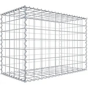 GABIONA Gabion 100 cm x 70 cm x 50 cm (L x H x P), maille 10 cm x 10 cm, spirale
