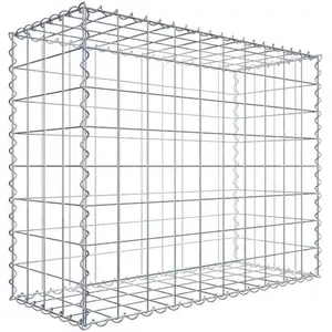 Gabion 100 cm x 80 cm x 40 cm (L x H x P), maille 10 cm x 10 cm, spirale pas cher